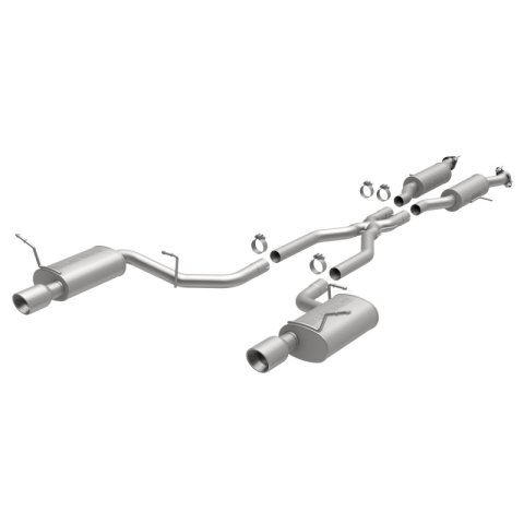 MagnaFlow 11-12 Dodge Durango V8 5.7L Dual Split Rear Exit Stainless Cat Back Performance Exhaust thumbnail 2
