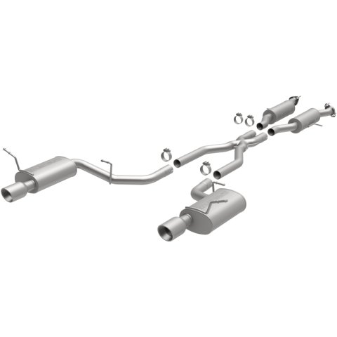 MagnaFlow 11-12 Dodge Durango V8 5.7L Dual Split Rear Exit Stainless Cat Back Performance Exhaust thumbnail 3