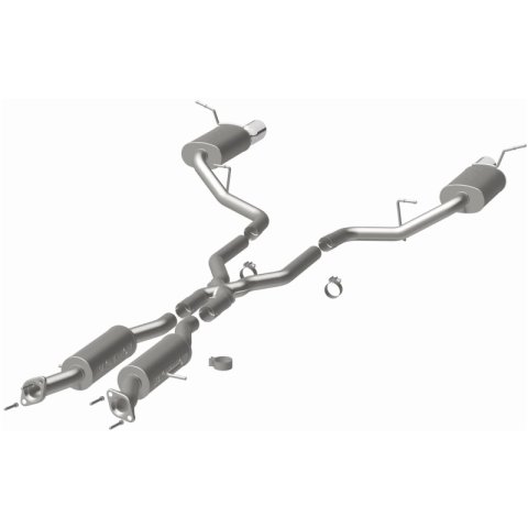 MagnaFlow 11-12 Dodge Durango V8 5.7L Dual Split Rear Exit Stainless Cat Back Performance Exhaust thumbnail 5