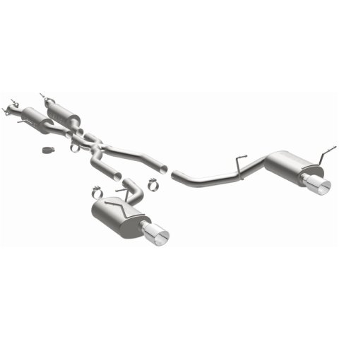 MagnaFlow 11-12 Dodge Durango V8 5.7L Dual Split Rear Exit Stainless Cat Back Performance Exhaust thumbnail 6