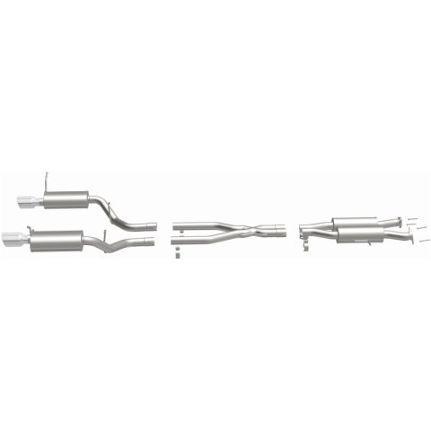 MagnaFlow 11-12 Dodge Durango V8 5.7L Dual Split Rear Exit Stainless Cat Back Performance Exhaust thumbnail 7