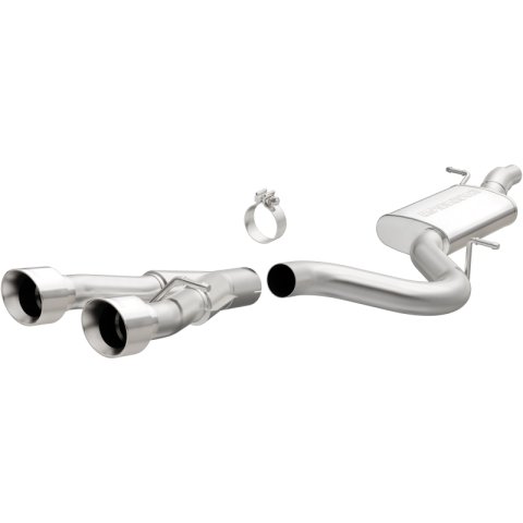 MagnaFlow 12-13 VW Golf L4 2.0L Turbocharged Dual Center Rear Exit Stainless Cat Back Perf Exhaust thumbnail 5
