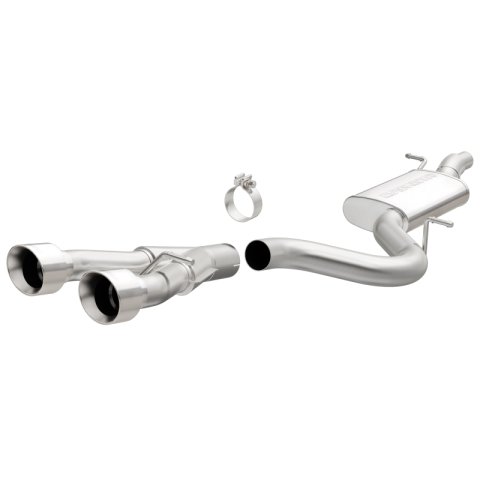 MagnaFlow 12-13 VW Golf L4 2.0L Turbocharged Dual Center Rear Exit Stainless Cat Back Perf Exhaust thumbnail 6