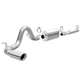 MagnaFlow Cat-Back 2016 Toyota Tacoma TRD 3.5L V6 SS 3in Single Pass Side Exit Rear 4in Tip thumbnail 1