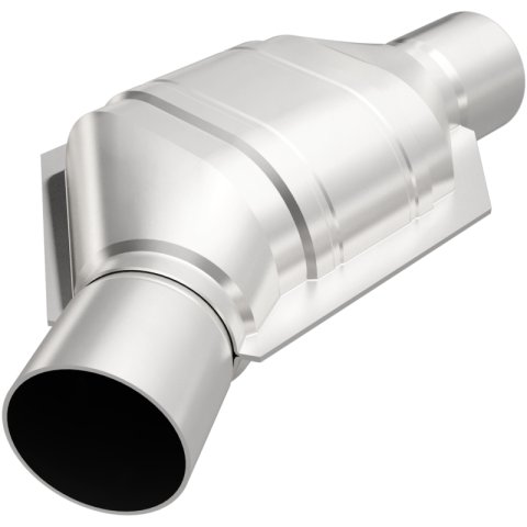 MagnaFlow Universal Catalytic Converter 2.25in Angled Inlet Front CA thumbnail 5