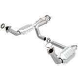 MagnaFlow Conv DF 02-06 Cadillac Escalade / 02-06 Chevy Avalanche 5.3L Dual Conv Y-Pipe Assembly 2WD thumbnail 5