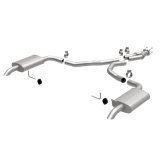 MagnaFlow 75-79 Chevy Corvette V8 5.7L Dual Split Rear Exit Stainless Cat-Back Perf Exhaust thumbnail 1