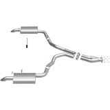 MagnaFlow 75-79 Chevy Corvette V8 5.7L Dual Split Rear Exit Stainless Cat-Back Perf Exhaust thumbnail 8