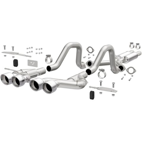 Magnaflow 00-04 Chev Corvette V8 5.7L Comp Series Quad Ctr Rr Exit SS Cat-Back Perf Exhaust thumbnail 1