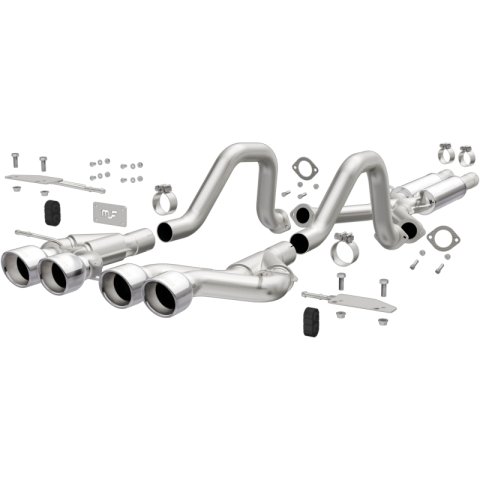 Magnaflow 00-04 Chev Corvette V8 5.7L Comp Series Quad Ctr Rr Exit SS Cat-Back Perf Exhaust thumbnail 6