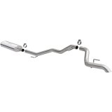 MagnaFlow 2020 Jeep Gladiator 2.5in Rock Crawler Series Single Rear Exit SS Cat-Back Exhaust w/o Tip thumbnail 1