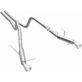 Magnaflow 2014 Ford Mustang V6 3.7L Comp Series Dual Split Rear Polished Stainless C/B Perf Exhaust thumbnail 7