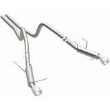 Magnaflow 2014 Ford Mustang V6 3.7L Comp Series Dual Split Rear Polished Stainless C/B Perf Exhaust thumbnail 8