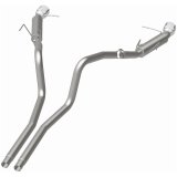 Magnaflow 2014 Ford Mustang V6 3.7L Comp Series Dual Split Rear Polished Stainless C/B Perf Exhaust thumbnail 9