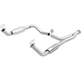 MagnaFlow DF Cat. Conv 95-99 Range Rover 4.0/4.6L GEMS Y-Pipe Assembly *NOT FOR SALE IN CALIFORNIA* thumbnail 2