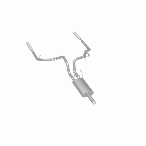 Magnaflow 09-13 Dodge Ram 1500 V6 3.6L Dual Spilt Rear Exit Polished Stainless C/B Perf Exhaust thumbnail 6