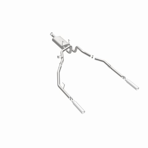 Magnaflow 09-13 Dodge Ram 1500 V6 3.6L Dual Spilt Rear Exit Polished Stainless C/B Perf Exhaust thumbnail 8