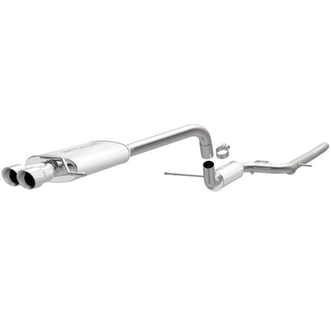 MagnaFlow Performance Cat-Back Exhaust System Dual Straight Drive Side Rear Exit 11-14 VW Jetta 2.0L thumbnail 1