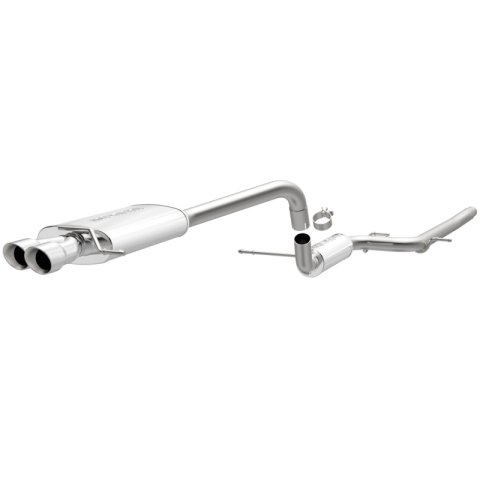 MagnaFlow Performance Cat-Back Exhaust System Dual Straight Drive Side Rear Exit 11-14 VW Jetta 2.0L thumbnail 3