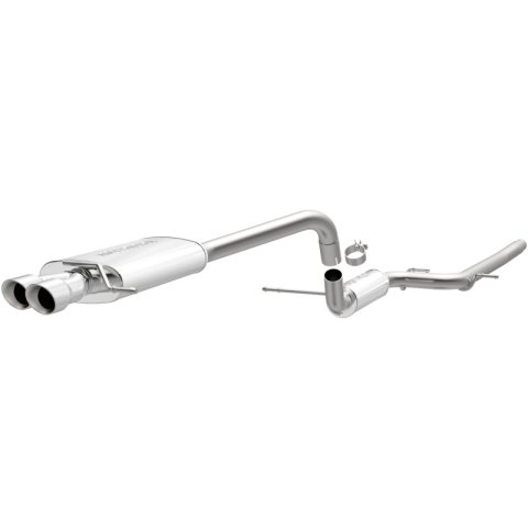 MagnaFlow Performance Cat-Back Exhaust System Dual Straight Drive Side Rear Exit 11-14 VW Jetta 2.0L thumbnail 4