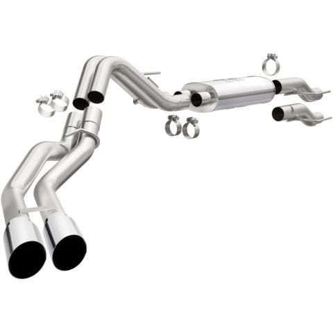Magnaflow 15-21 Ford F-150 Street Series Cat-Back Performance Exhaust System- SS Polished Rear Exit thumbnail 4