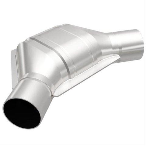 MagnaFlow Universal Catalytic Converter 2.25 inch Angled O/O PC2 Front thumbnail 2