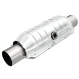 MagnaFlow Universal Catalytic Converter 2.25 Midbed O2 Front CA thumbnail 4