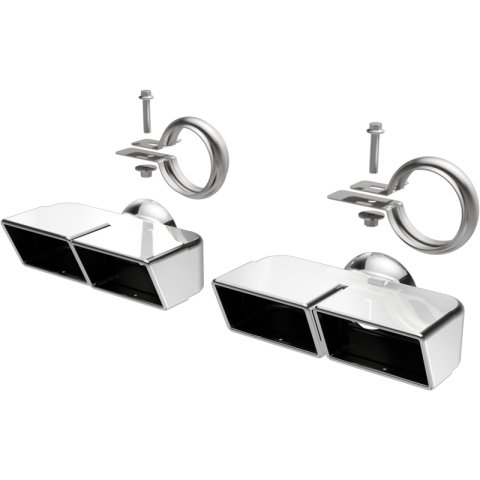 MagnaFlow Tip 1-Set Quad Square thumbnail 3