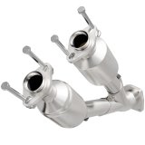 MagnaFlow Direct Fit Catalytic Converter 00-01 Cherokee 4L Front thumbnail 4