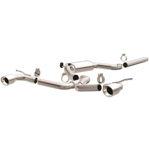 MagnaFlow SYS C/B Dual Split Rear Exit 4in Polished Tips 2015 VW GTI 2.0L Turbo thumbnail 1