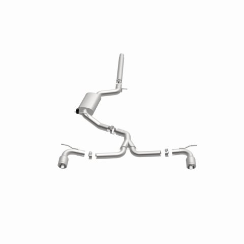 MagnaFlow SYS C/B Dual Split Rear Exit 4in Polished Tips 2015 VW GTI 2.0L Turbo thumbnail 4