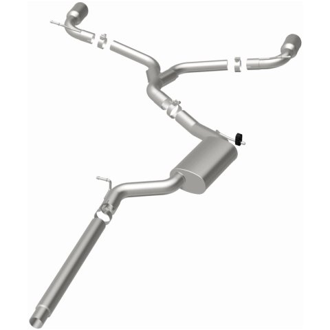 MagnaFlow SYS C/B Dual Split Rear Exit 4in Polished Tips 2015 VW GTI 2.0L Turbo thumbnail 7