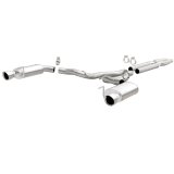 MagnaFlow Cat Back, SS, 3in, Street, Dual Split Polished 4.5in Tips 2015 Ford Mustang GT V8 5.0L thumbnail 3