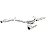 MagnaFlow Cat Back, SS, 3in, Street, Dual Split Polished 4.5in Tips 2015 Ford Mustang GT V8 5.0L thumbnail 5