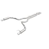 MagnaFlow Cat Back, SS, 3in, Competition, Dual Split Polished 4.5in Tips 2015 Ford Mustang GT V8 5.0 thumbnail 3