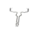 MagnaFlow Cat Back, SS, 3in, Competition, Dual Split Polished 4.5in Tips 2015 Ford Mustang GT V8 5.0 thumbnail 4