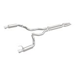 MagnaFlow Cat Back, SS, 3in, Competition, Dual Split Polished 4.5in Tips 2015 Ford Mustang GT V8 5.0 thumbnail 8