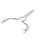 MagnaFlow Cat Back, SS, 3in, Competition, Dual Split Polished 4.5in Tips 2015 Ford Mustang GT V8 5.0 thumbnail 9