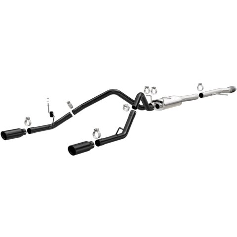 MagnaFlow SYS Cat-Back 4in Black Dual Split Rear Tips 14-15 Chevy Silverado/GMC Sierra 4.3L-5.3L thumbnail 1