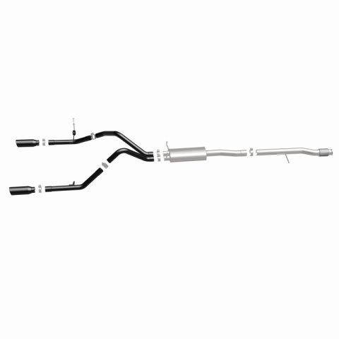 MagnaFlow SYS Cat-Back 4in Black Dual Split Rear Tips 14-15 Chevy Silverado/GMC Sierra 4.3L-5.3L thumbnail 4