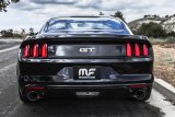 MagnaFlow Axle Back, SS, 3in, Competition, Dual Split Polished 4.5in Tip 2015 Ford Mustang GT V8 5.0 thumbnail 2