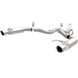 MagnaFlow Axle Back, SS, 3in, Competition, Dual Split Polished 4.5in Tip 2015 Ford Mustang GT V8 5.0 thumbnail 3