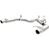 MagnaFlow Axle Back, SS, 3in, Competition, Dual Split Polished 4.5in Tip 2015 Ford Mustang GT V8 5.0 thumbnail 7