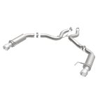 MagnaFlow Axle Back, SS, 3in, Competition, Dual Split Polished 4.5in Tip 2015 Ford Mustang GT V8 5.0 thumbnail 9