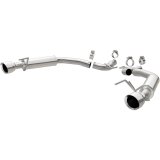 MagnaFlow Axle Back, SS, 2.5in, Competition, Dual Split Polish 4.5in Tip 2015 Ford Mustang Ecoboost thumbnail 5