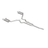 MagnaFlow Cat Back, SS, 2.5in, Street, Dual Split Polished 4.5in Tips 2015 Ford Mustang Ecoboost thumbnail 8
