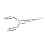 MagnaFlow Cat Back, SS, 2.5in, Street, Dual Split Polished 4.5in Tips 2015 Ford Mustang Ecoboost thumbnail 9