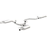 MagnaFlow Cat-Back SS 2.25/2.5in Dual Split Rear Exit Polished 3in Tip 2015 Chev Impala 3.6L V6 thumbnail 3