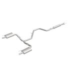 MagnaFlow Cat-Back SS 2.25/2.5in Dual Split Rear Exit Polished 3in Tip 2015 Chev Impala 3.6L V6 thumbnail 8