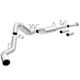 MagnaFlow Stainless Cat-Back Exhaust 2015 Chevy Silverado 2500HD 6.0L P/S Rear Exit 5in thumbnail 4